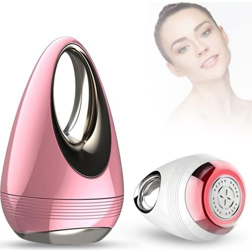 Face Skin Care Device Massager Hammer Ultrasonic Cryotherapy Facial Vibration Red Light Ion Beauty Instrument Facial Machine