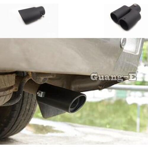 Internal Diameter=63mm/Baked Lacquer Black Color/Universal Model Car Muffler Back End Pipe Dedicate Exhaust Tip Tail Outlet Vent