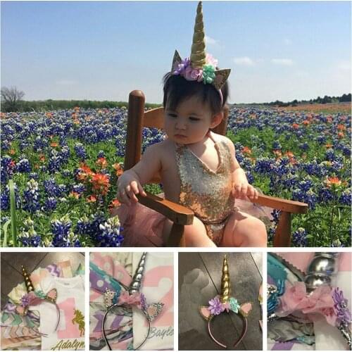 Magical Unicorn Horn Head Party Hair Headband perfect Dress Cosplay Decorative