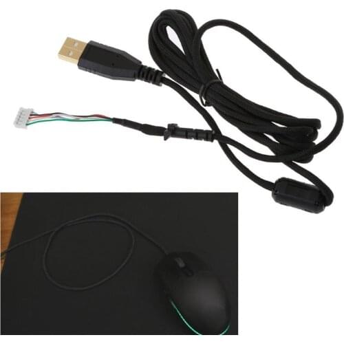 Umbrella Rope Mouse Cables Soft Durable Line For logitech G102 G PRO Wired Mouse 77HA