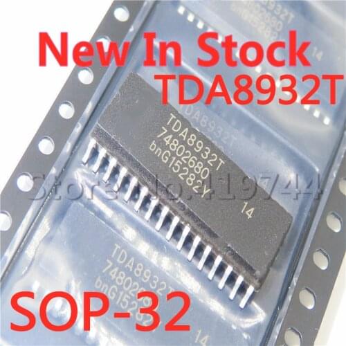 10PCS/LOT TDA8932T TDA8932BT TDA8932 SMD SOP-32 Class D audio amplifier chip In Stock New Original