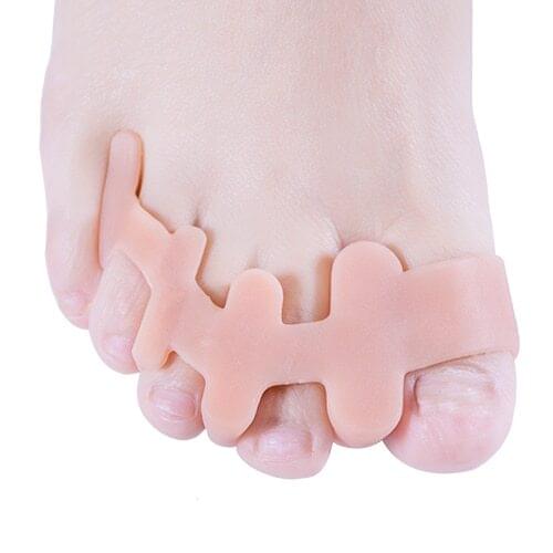 2pcs Toe Overlapping Separation Pad Corrective Orthotics Strong Bigfoot Hallux Valgus Big Toe Is Blackmailed C1422