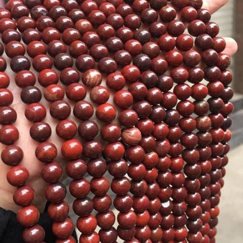 4/6/8/10/12mm Natural Breciated Jaspers Round Red Stone Beads For Jewelry Making DIY Bracelet Necklacce Strand 15