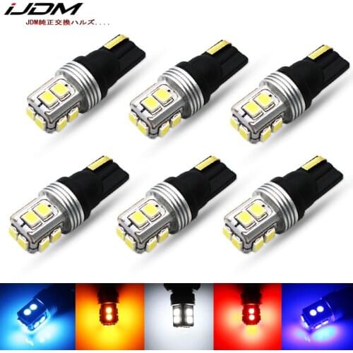 6pcs T10 LED Canbus W5W 168 194 Clearance Parking Lights For Mercedes Benz W211 W221 W220 W163 W164 W203 C E SLK GLK CLS 12V 24V