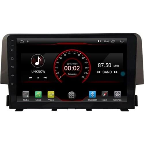 9" 2 din android 10 Car Radio Car DVD Player for Honda Civic 2016-2019 head unit Car Audio Stereo BT USB 3G camera