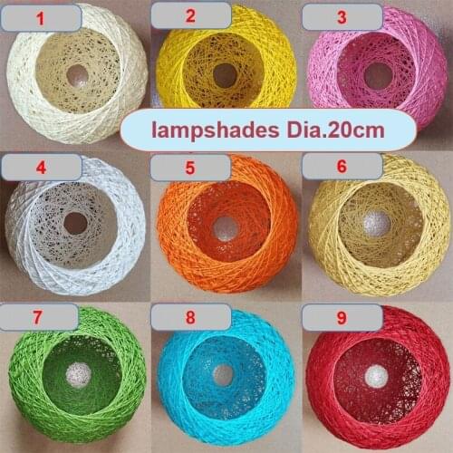 Dia.20cm Vine Lampshades linen lampshades Double holes