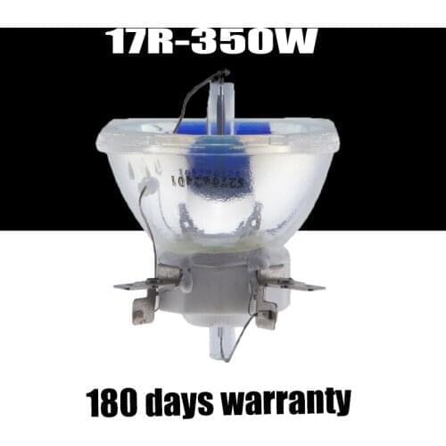 Happybate High Brightness Beam Light Bulb17R Stage Moving Head 350W Projector Bare Bulb for 180 days Warranty