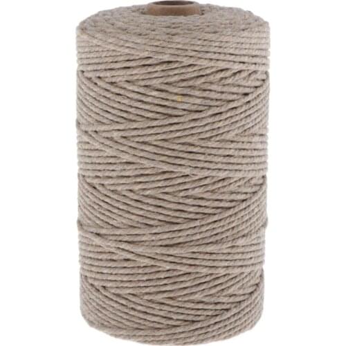 100/200m Cotton Rope For Gift Packing Wrapping Wine Bottle Winding DIY Craft
