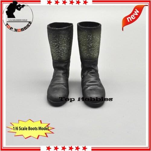Toys & Hobbies Action & Toy Figures Anime 1/6 scale accessories DML WWII German Soviet Military General Officer High Boots Shoes