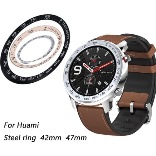 For Huami Amazfit GTR 47MM metal outer edge cover bezel ring dial scale speedometer metal protective shell Amazfit GTR 42 47mm