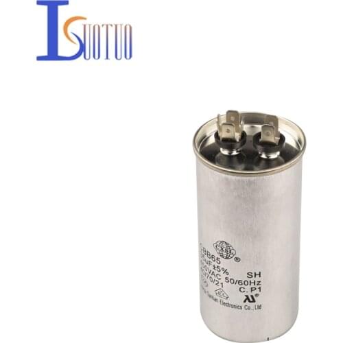 Motor Capacitor 30uf/35uf/40uf/50uf/60uf Air conditionin Explosion-proof Air Conditioning Start Capacitor CBB65 450V