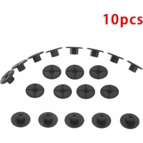 Set Nut Clip Accessories 10Pcs Fastener Bumpers Rivet Plastic.Unthreaded
