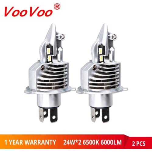 H4 Led headlight H4 Led Car Bulbs HS1 For Car lights HS1 lights For Auto H4 6500K Canbus bulb 12V lamps CSP Chip 1 Year Warranty