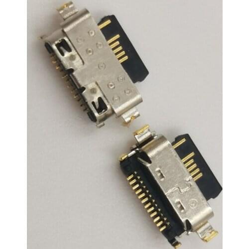 10Pcs USB Charger Charging Port Plug Dock Connector For Alcatel 3X 2020 2019 5061 OT 5061U 5061A 5048 5048A 5 5086 5086Y Type C