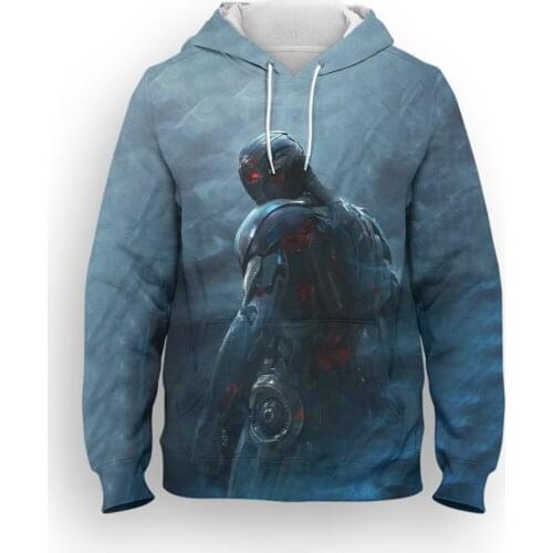 UItron Marvel Women Oversize Sweatshirt Fashion Spring Cool 3D Print Children Hoodie Harajuku Style Mens Tracksuits