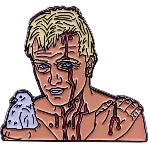 Blade Runner Roy badge tears in rain pin classic tragic villains fans collection