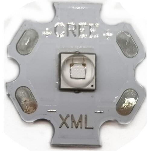 1PCS 5050 XML 10W UV Purple 365NM 395NM Led Emitter Lamp Light 3.4-3.8V 2800mA On 12MM14MM 16MM 20MM PCB Board