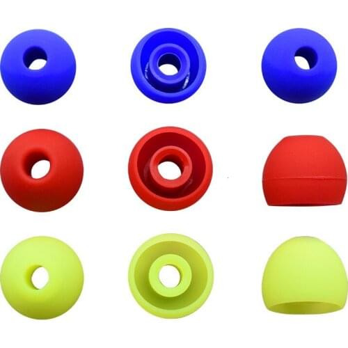 100 pairs/200pcs 3.7mm diameter Silicone In-Ear Earphone Headset Earbud Bud Tips Ear buds Eartips Earplug Replacement Earbuds