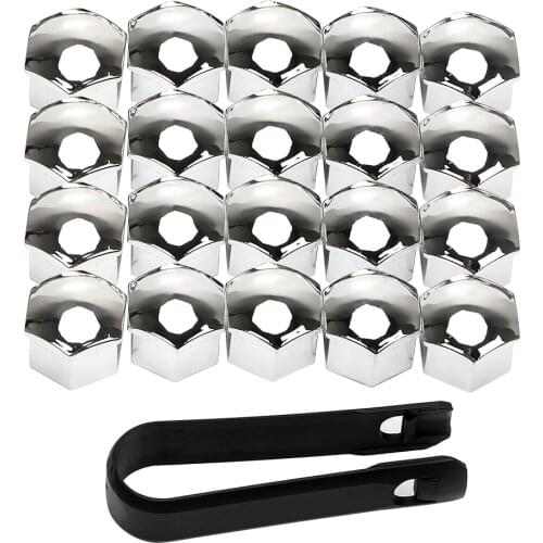 20Pcs Auto Car Wheel Nut Bolt Screw Cover Cap for Audi A3 A4 A5 A6 VW Passat Skoda Octavia Renault Megane 2 3 Ford Focus