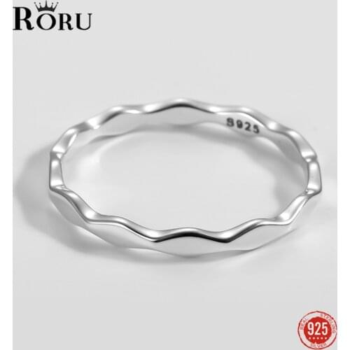 925 Sterling Silver Ring Rhombus Section Oxidized Silver Simple Rings Stylish Personality Fine Jewelry Gift for Women