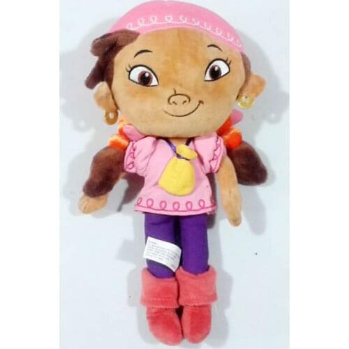 Free Shipping 30cm=11.8inch Little Girl Lzzy Figure Doll,1pcs Original Jake and the Never Land Pirates Stuffed Soft Toy Gift