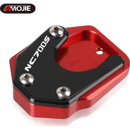CNC Motorcycle Side Stand Enlarger Kickstand Enlarge Plate Pad Accessories For Honda NC700S/X NC700 S NC700X 2012 2013 2014 2015