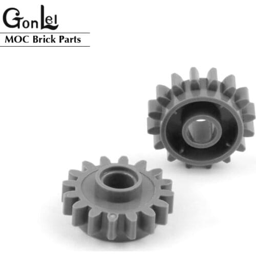 20Pcs/lot Hig-Tech Parts 6542b Gears 16 Tooth with Clutch [Smooth] MOC Building Building Blocks Bricks DIY Toys Particles