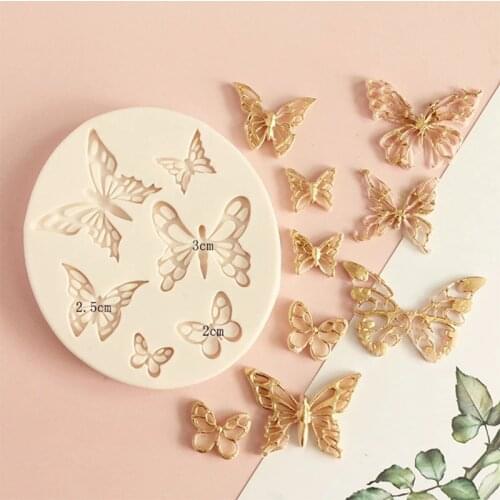 DIY Butterfly Shape Pattern Mold Fondant Cake Baking Mold Chocolate Candy Mould Cake Decoration Kitchen Accessories Cake Tools