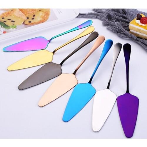 Stainless Steel Cake Shovel Tools Western Cake Spatula Butter Knife For Pie/Pizza/Cheese/Pastry Server Cake Divider Knife