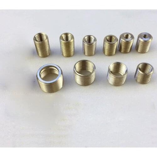M4 m5 m6 m8 m10 M12 M14 M16 Metric inner to outer thread connector nut screw bolt Lighting brass nut coulper bushing addaptor