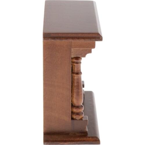 Dollhouse Miniature 1:12 Scale Fireplace Furniture DIY Doll House Accessory Kids Pretend Play Toy