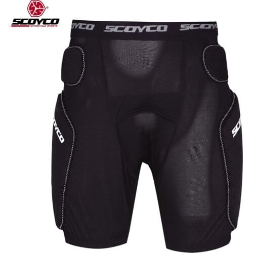 Scoyco PM01 Motocross Armor Motorcycle Pants Shorts PE Protection Guard Motorbike Bicycle DH MTB Armour Protective Gear