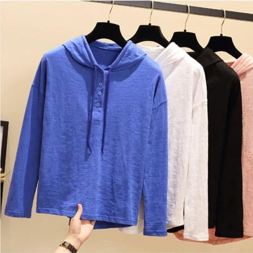 2020 New White Hoodies Women Casual Long Plus Size Oversized Hoodie Soft Cotton Korean Fashion Hoddies Tops Clothes Sweat Femme