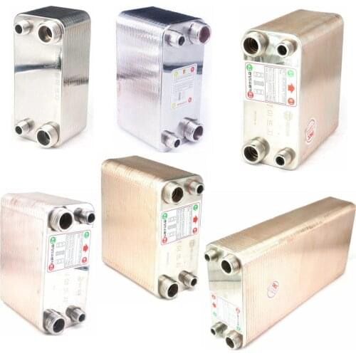 24/32/38/50/60/80/100/120 Plates Wort Chiller Cooler Heat Exchanger SUS 304 Stainless Steel Home Brew Beer Wine Making