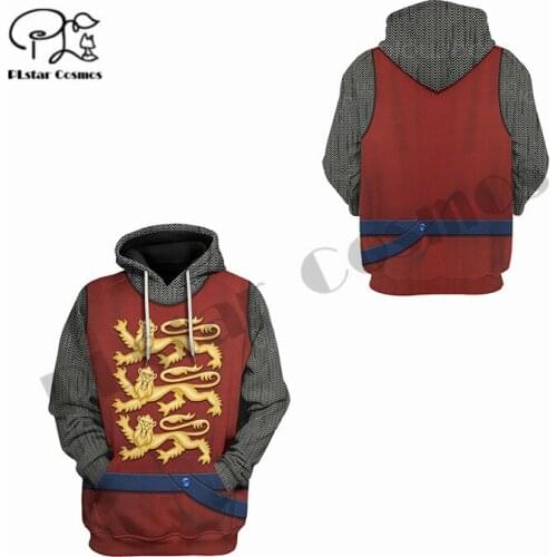 PLstar Cosmos 3Dprint Newest English Knight Cosplay Art Harajuku Streetwear Funny Unique Awsome Casual Hoodies/Sweatshirt/Zip 11