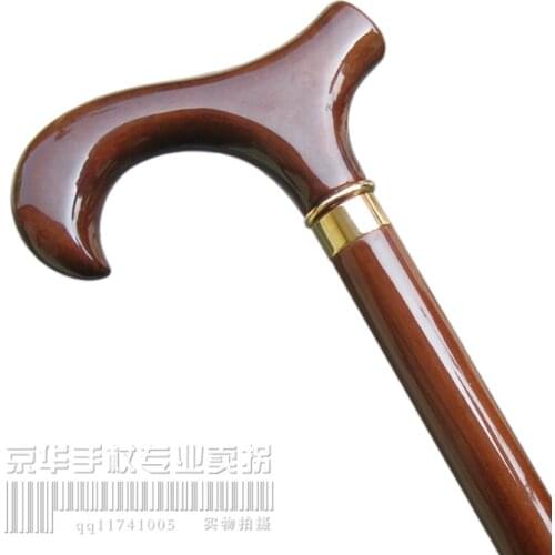 Applicable to high-grade wood stick crutch walking stick old grandma and grandpa