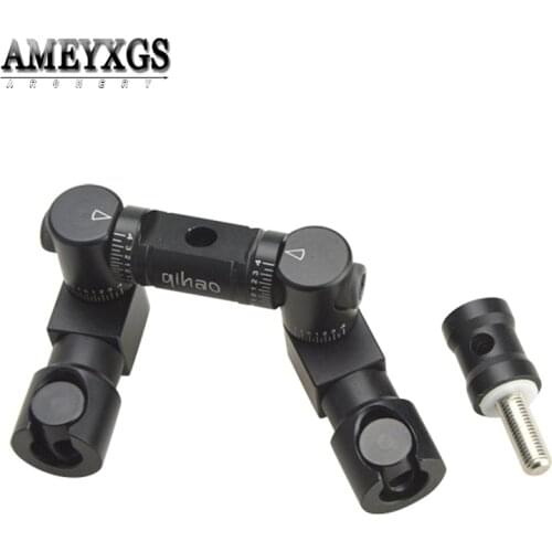 1pc Adjustable Double Side Compound Bow Stabilizer V Bar Shooting Archery Shock Absorber For Outdoor Hunting Accesories