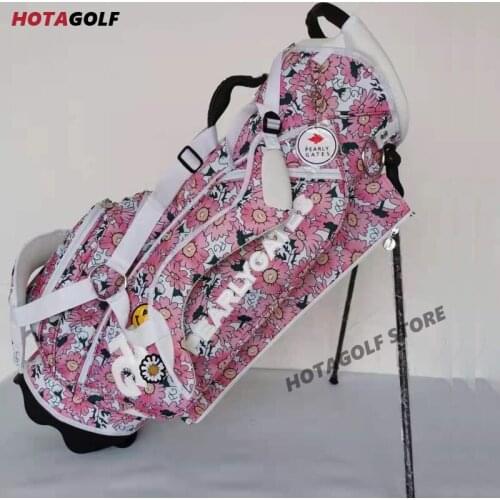 2021 New PG Girls' Flowers printed Fashion waterproof golf bag Golf Cart Bag