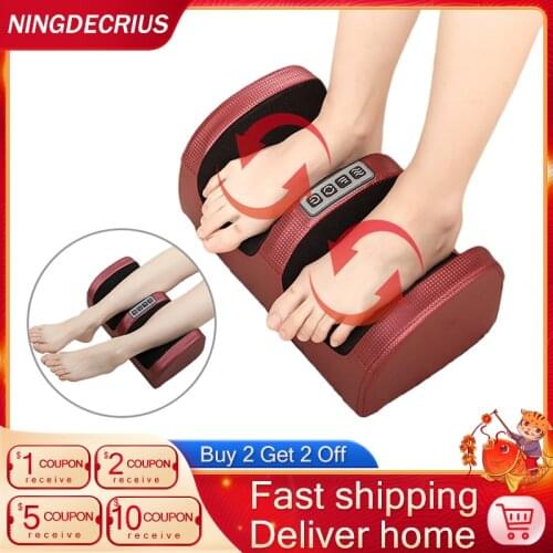 NINGDECRIUS Electric Foot Massage Roller Care Machine Heating EU plug Therapy Compression Feet Muscles Pain Relief