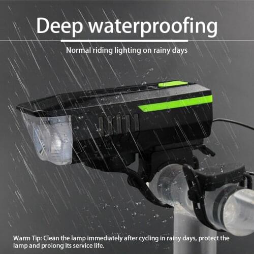 Bike Light USB Rechargeable Bicycle Light Set Waterproof Cycling Front & Rear Lamp Headlight LED Flashlight For Bicycle