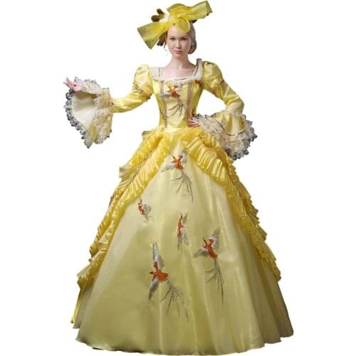 High-end Court Rococo Baroque Marie Antoinette Ball Dresses 18th Century Renaissance Historical Period Dress Gown for Women