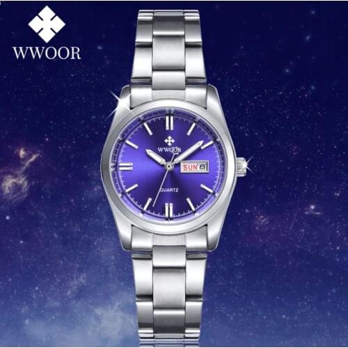 Модные женские часы Wwoor China At AliExpress
