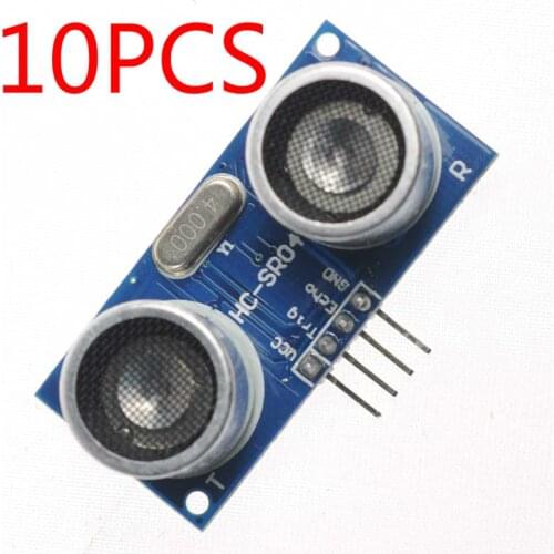 10PCS High Precision! Ultrasonic Module HC-SR04 HC SR04 HCSR04 Distance Measuring Transducer IO Trigger Sensor For Arduino 5V DC