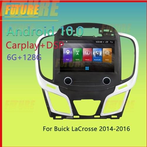128G Android 10 For Buick LaCrosse 2014-2016 Car Multimedia Player GPS Navigation Video DVD Radio Stereo 2 Din Carplay Head Unit
