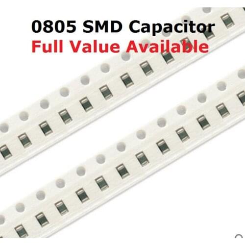 200pcs 0805 10PF 20PF 22PF 33PF 47PF 100PF 220PF 330PF 470PF 1NF 50V Ceramic capacitor 20/22/33/47/100/220/330/470/P 102/K/M/Z