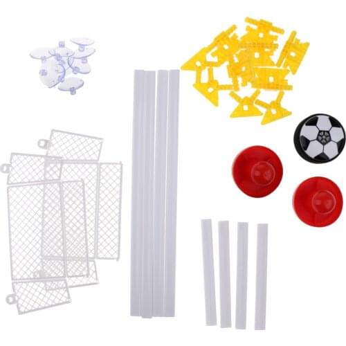 Kids Mini Air Hockey Hover Ball Mini Soccer Disk Ball Football Field Sport Toy Set for Children Above 3 Years