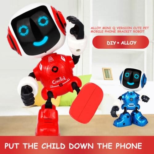 Toys for Children Electric Light Dance Music Robot Alloy Toy Educational Toy for Kids Boys Girls Interactive robot Creative Gift