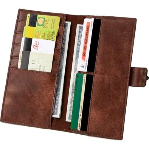 Creative Leather Retro Style Ladies Wallet Steampunk Industrial Pack Vintage Pouch Hand Bag Fashion Carrier Holster Case