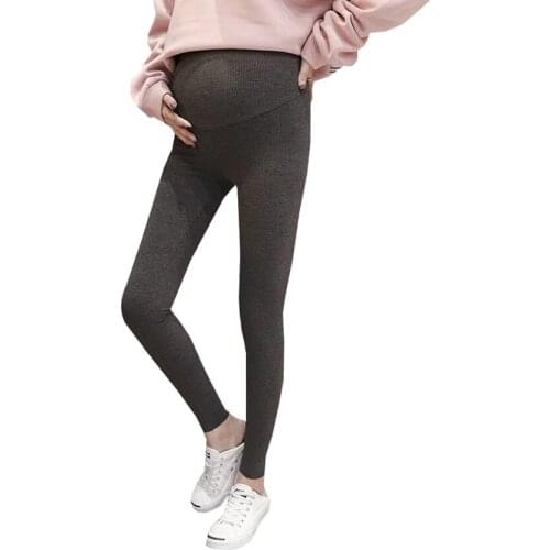 Pregnant womens leggings 2020 new spring and autumn wild wear pregnant women stomach lift pants fashion feet pants