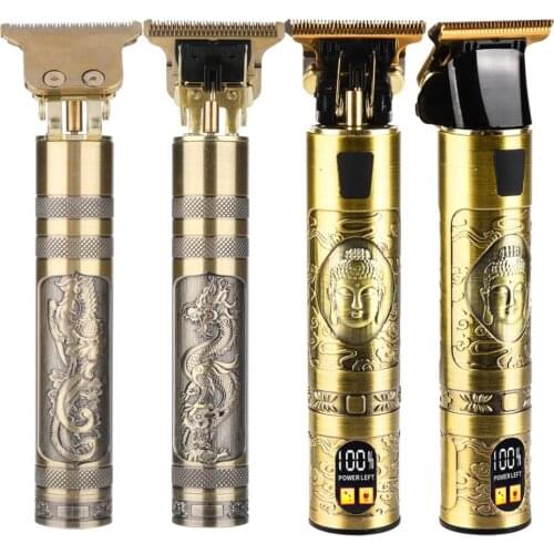 Hair Clipper Trimmer For Men USB Rechargeable Mower T-Outliner Barber Shaving Machine Vintage Haircut Cutter Cordless